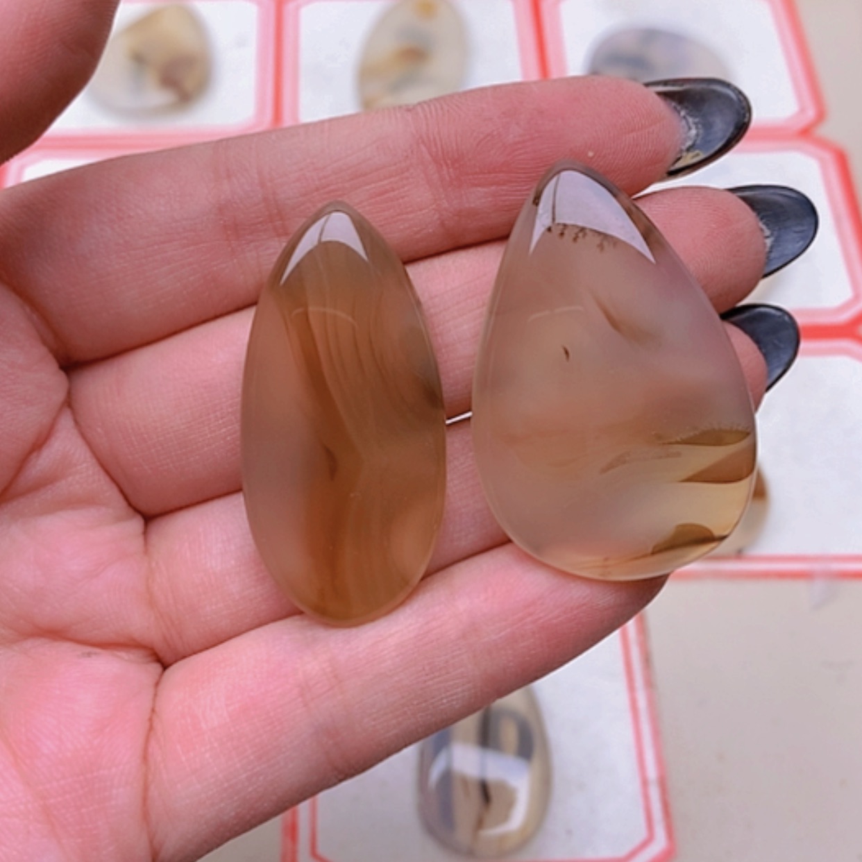 【闪购商品】未镶嵌玛瑙/玉髓珠宝半成品想****丁