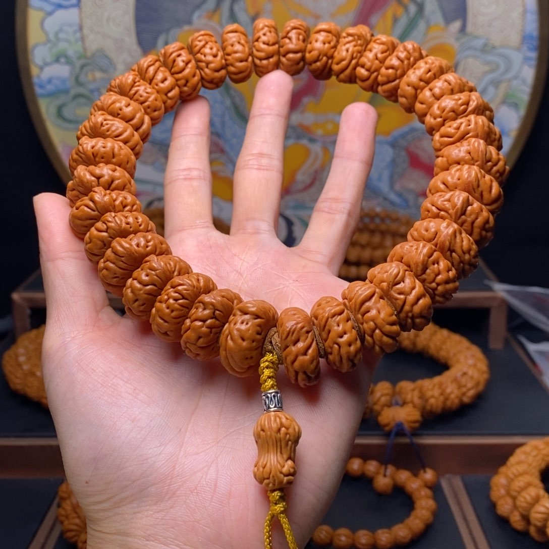 手串桃核?*.龙纹桃核大肠