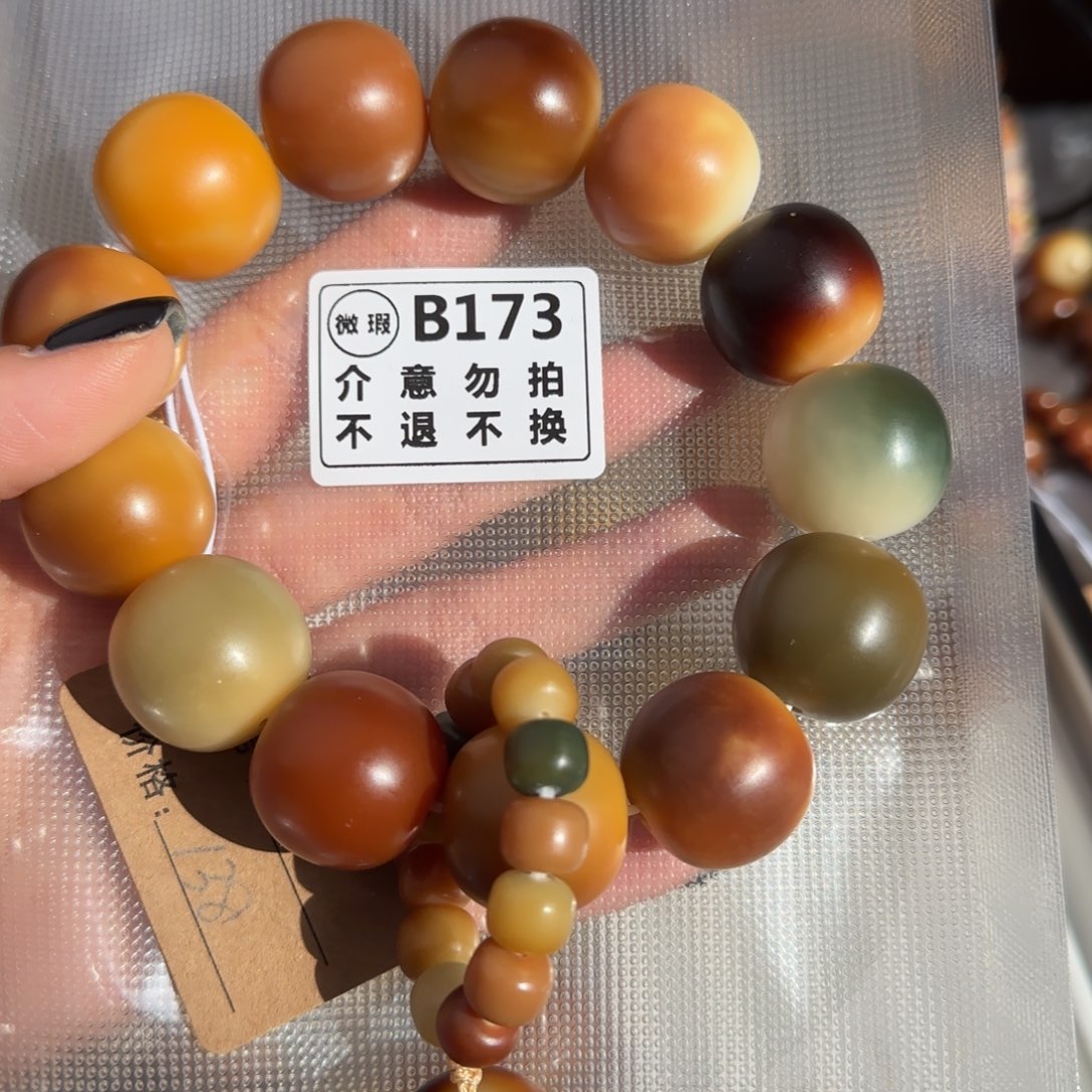 菩提根/象牙果手串B173