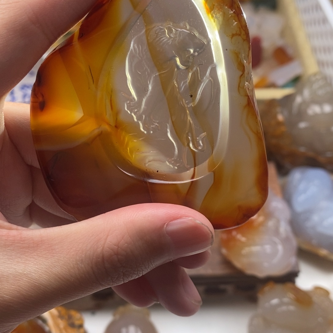 玛瑙/玉髓未镶嵌颈饰