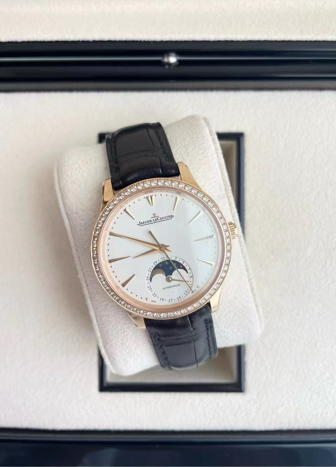 99新 Jaeger-LeCoultre/积家 积家大师系列Q1252501/原钻玫瑰金表