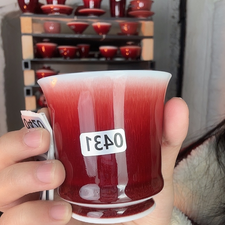 瓷片景德镇郎红陶瓷