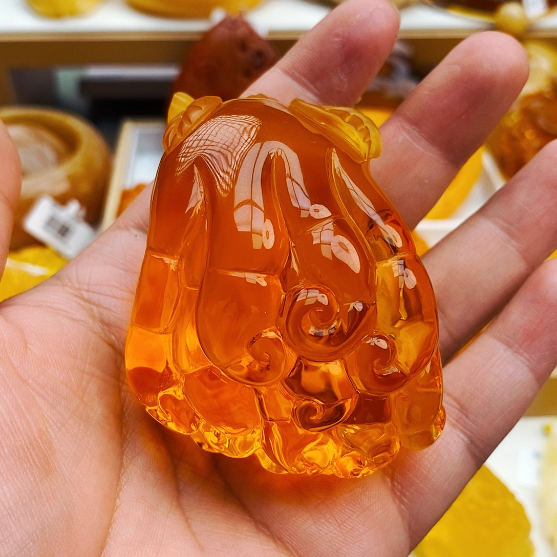 蜜蜡颈饰未镶嵌天然保真假一赔十158