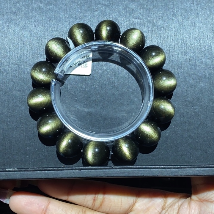 黑曜岩手链未镶嵌s*夏