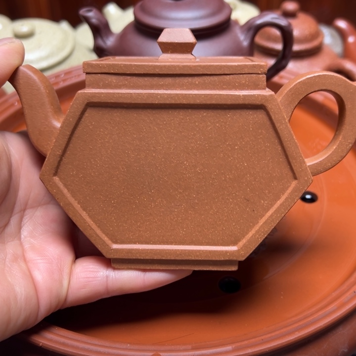 紫砂茶壶宜兴原矿黄降坡