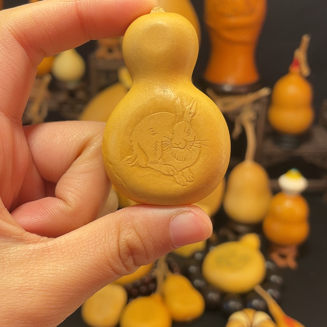 兔子押花葫芦葫芦