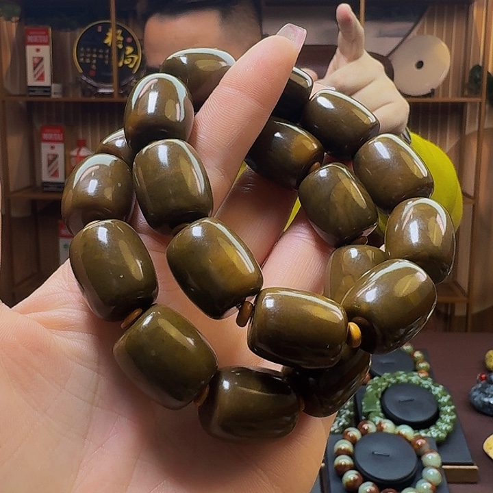 和田玉手串未镶嵌