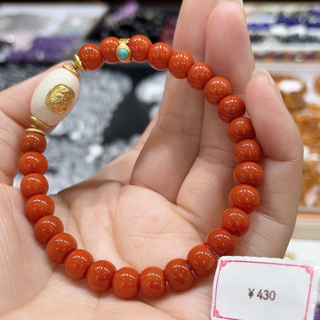 未镶嵌手链南红玛瑙