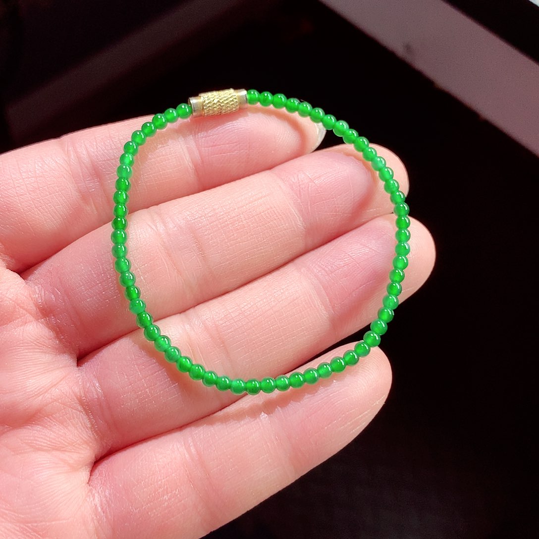 翡翠手链未镶嵌天然翡翠手链未镶嵌