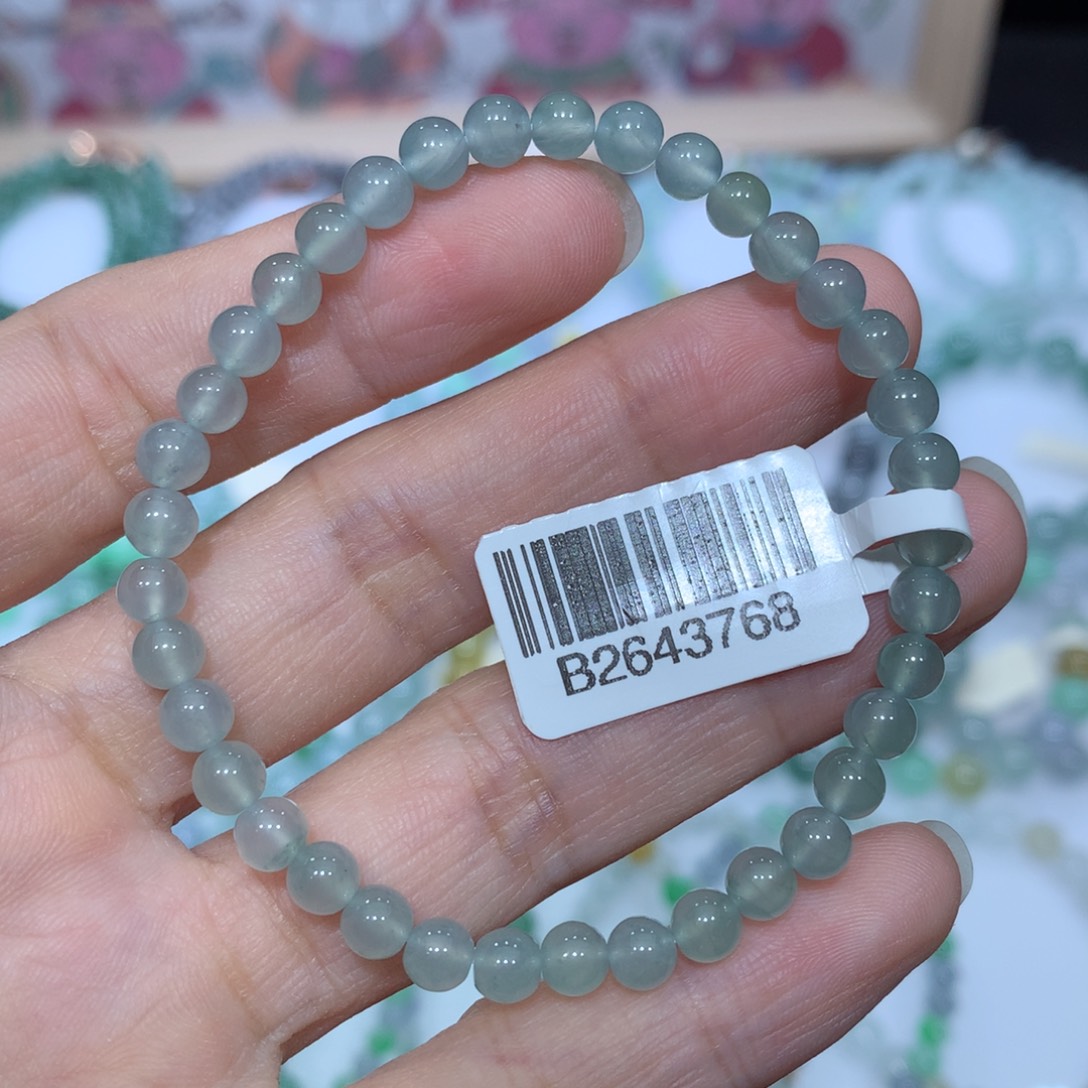 翡翠未镶嵌手链天然