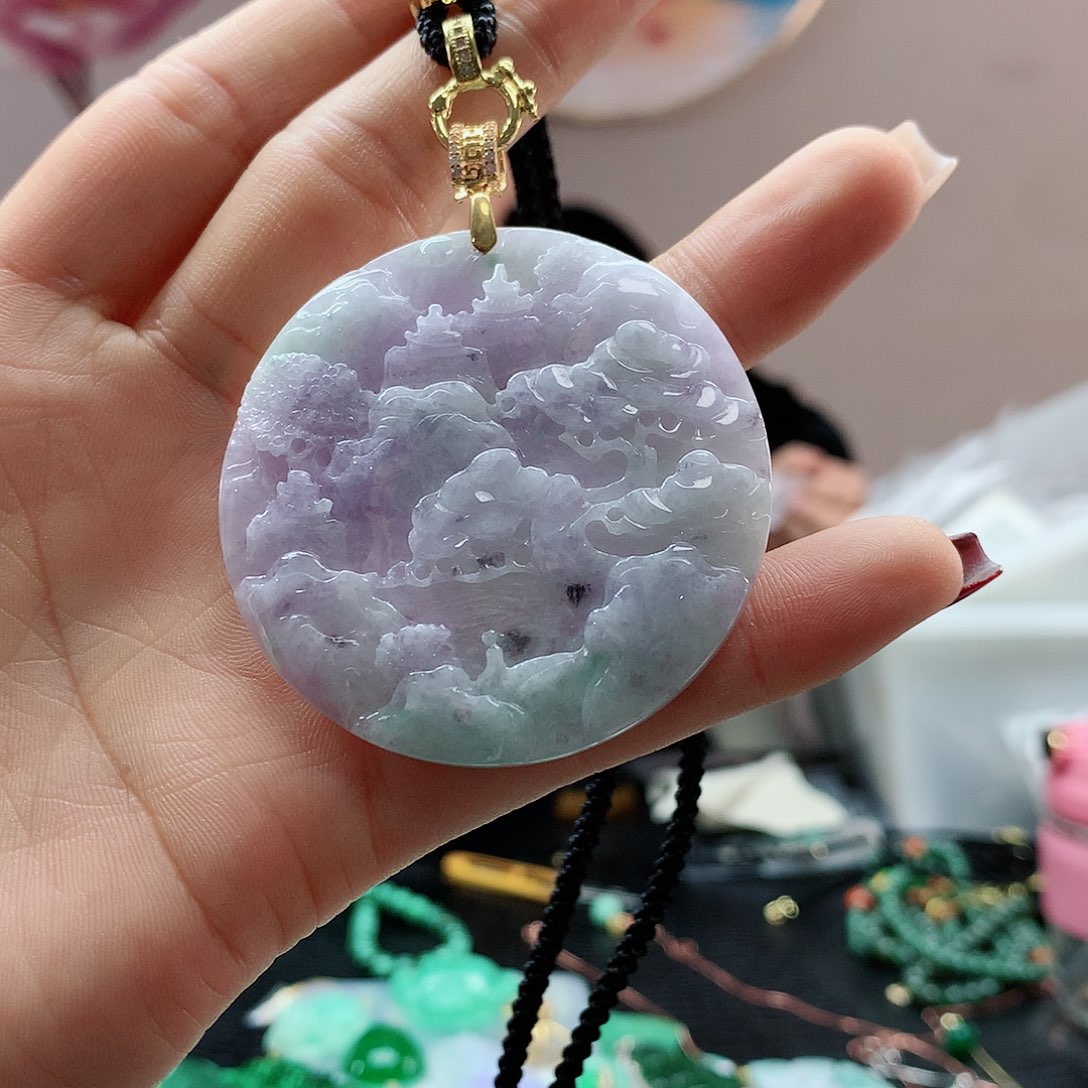 【闪购商品】翡翠吊坠(赠链)合金