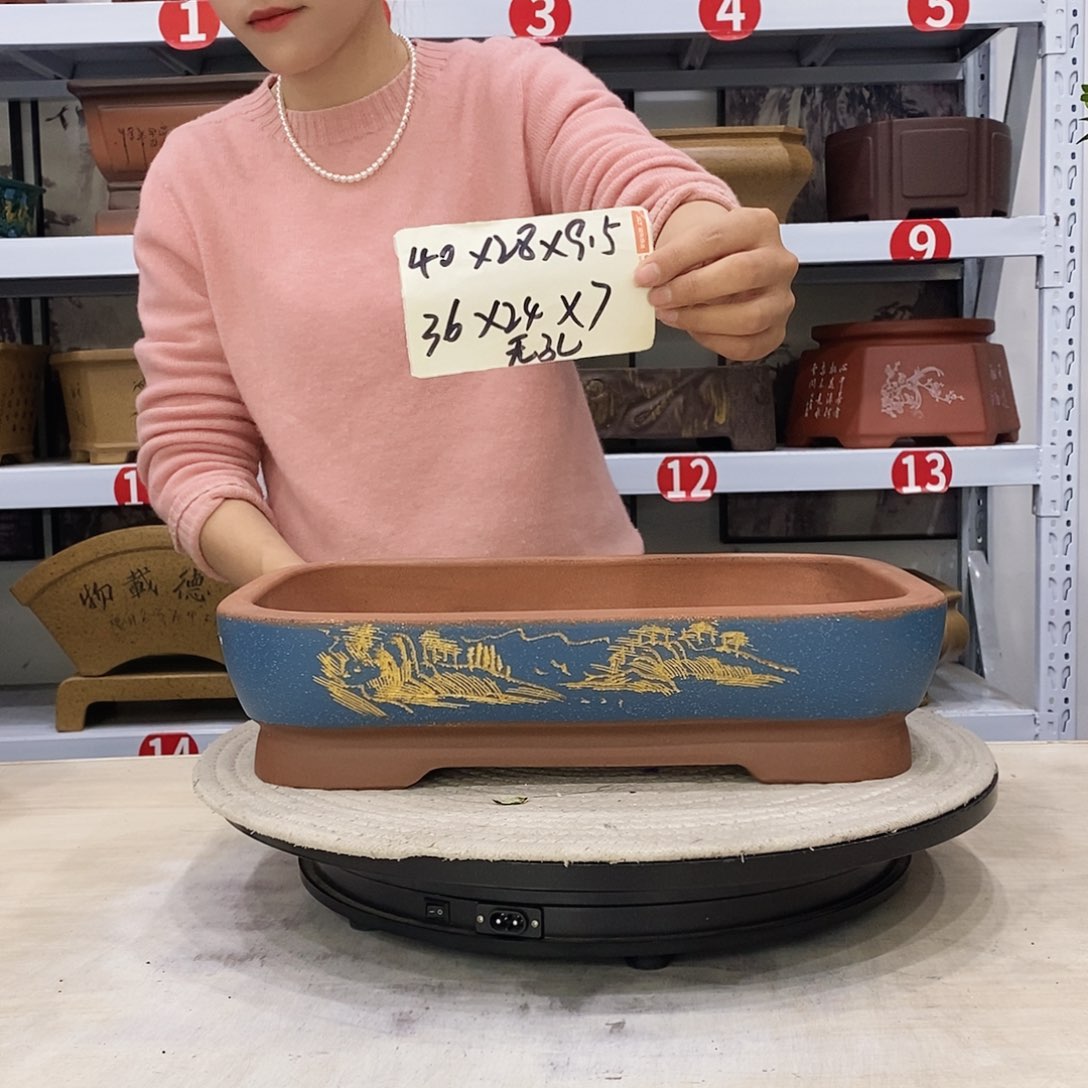 紫砂花盆紫砂花盆