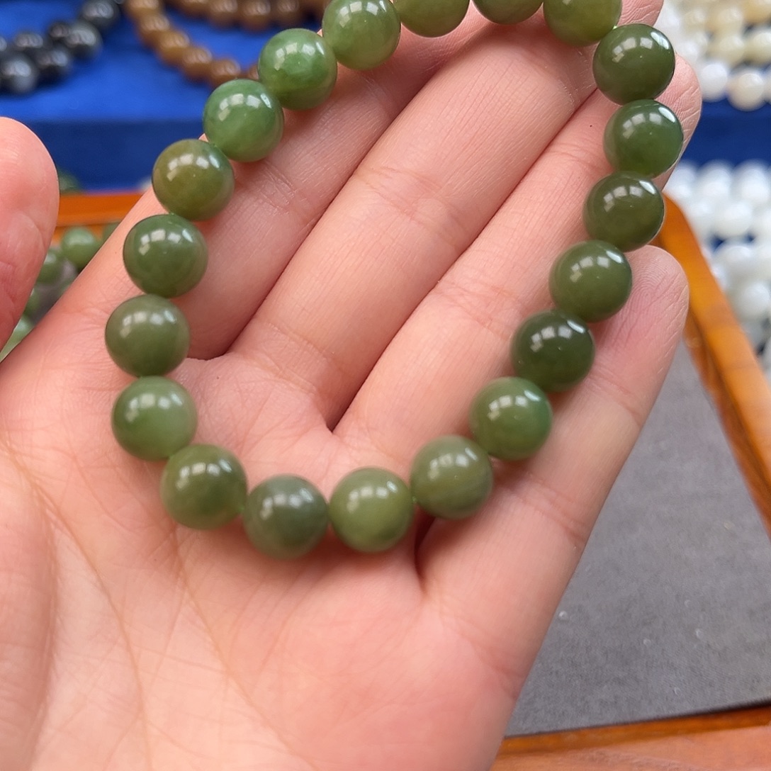 和田玉未镶嵌手链