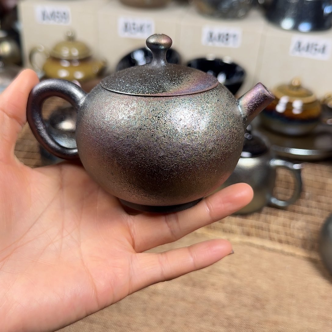 你***过云南建水紫陶古法柴烧壶