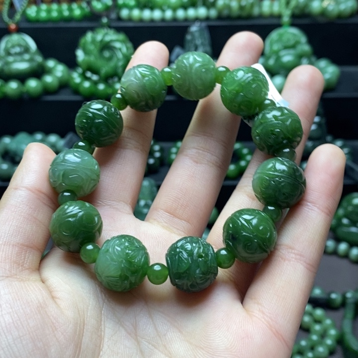 和田玉手串未镶嵌