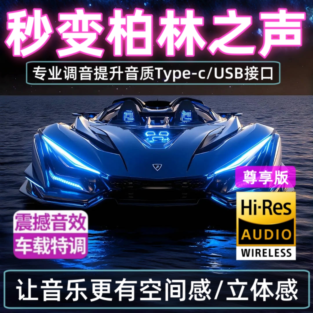【2025精选款】车载音乐U盘 流行DJ经典怀旧新歌热门榜单 即插即用