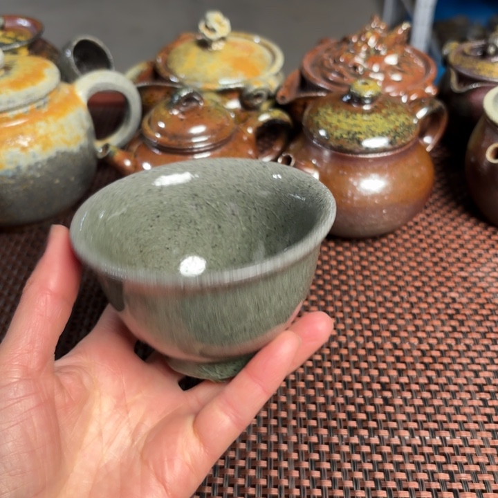 紫砂茶杯玉化将军130 C