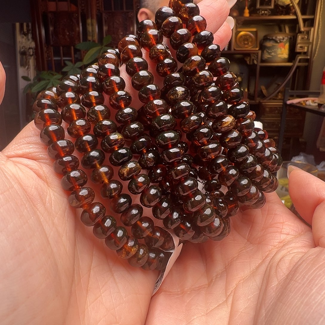 琥珀未镶嵌裸石抚顺琥珀10545八多样性发其一