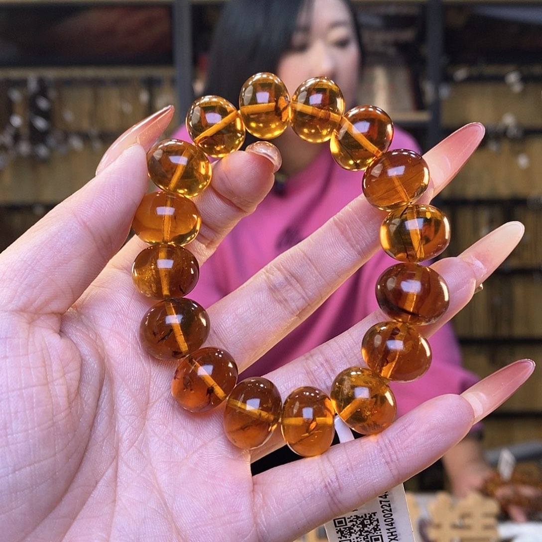 琥珀裸石未镶嵌L***i15m金珀