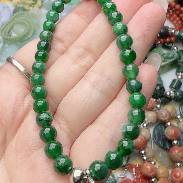 翡翠未镶嵌颈饰天然A货，33