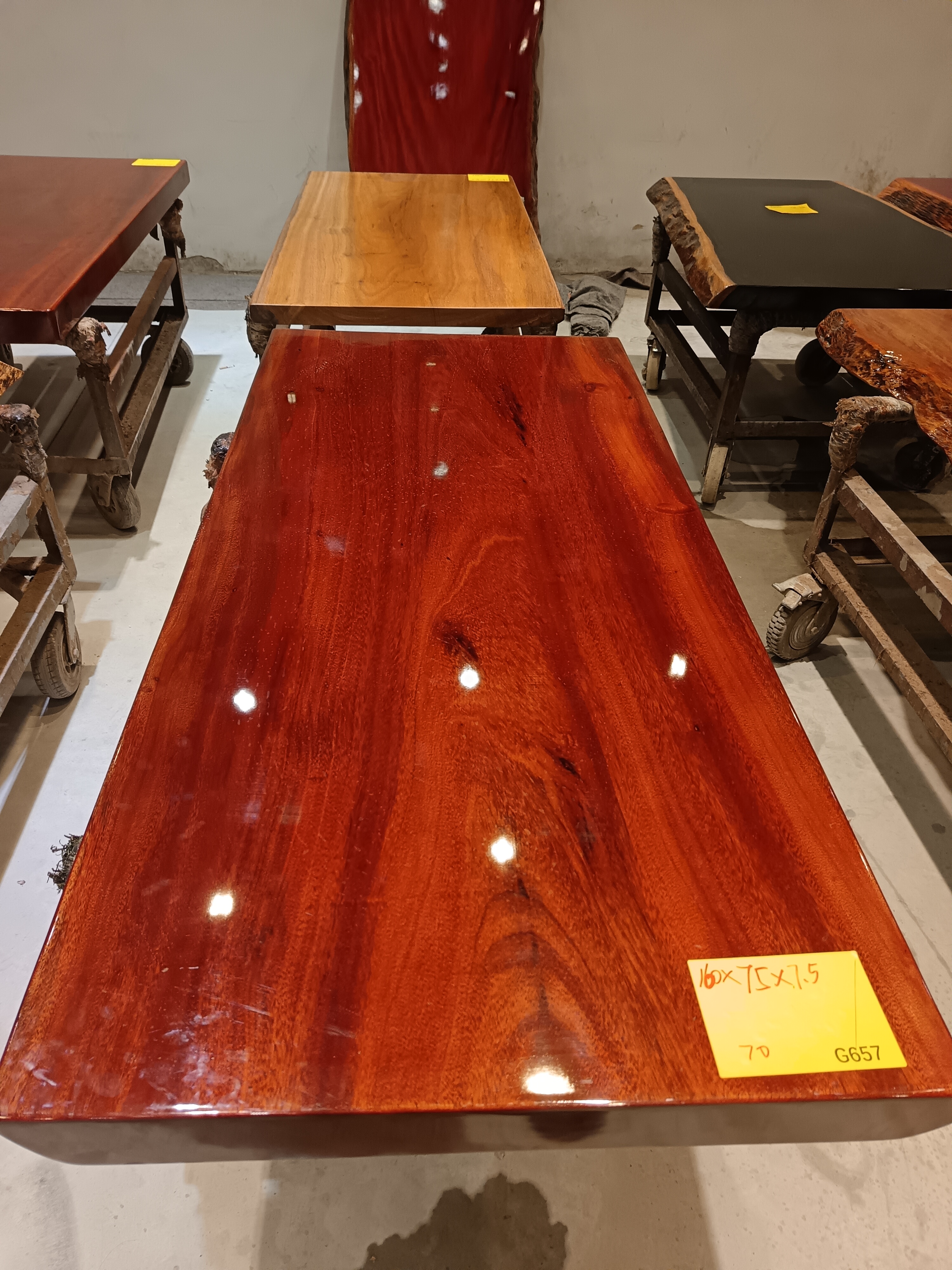 非洲进口整板纯原木大板桌，书桌、餐桌、茶桌