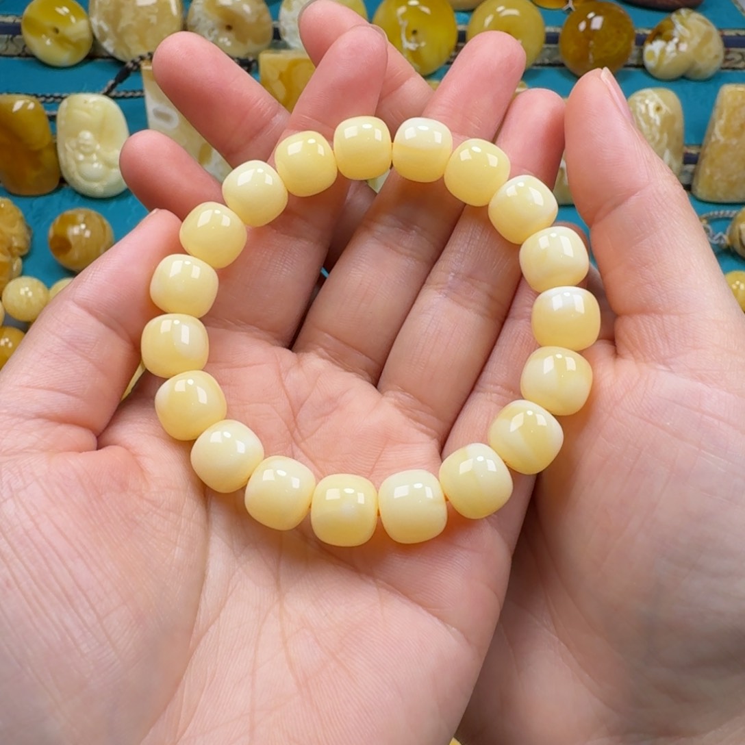 琥珀手链未镶嵌蜜蜡