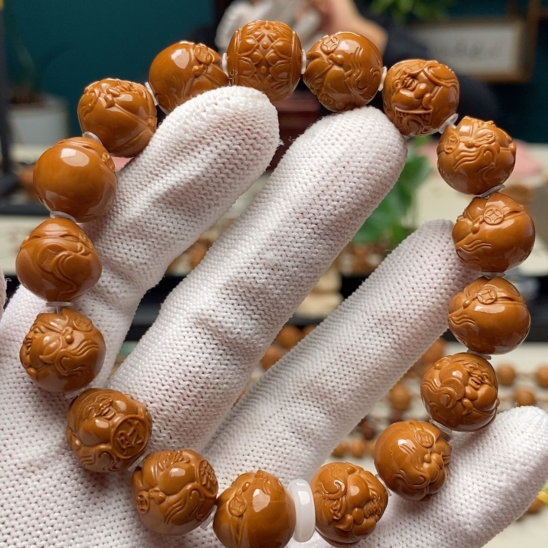 核桃手串/手链1.35可爱财神