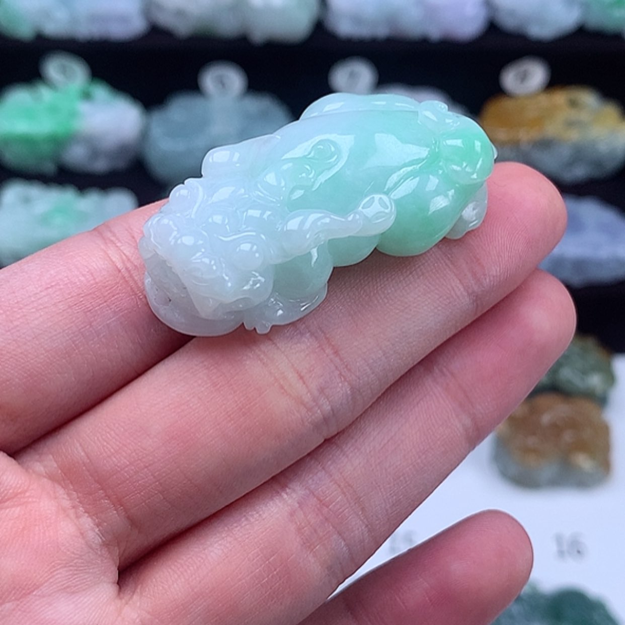 【闪购商品】翡翠颈饰未镶嵌貔貅