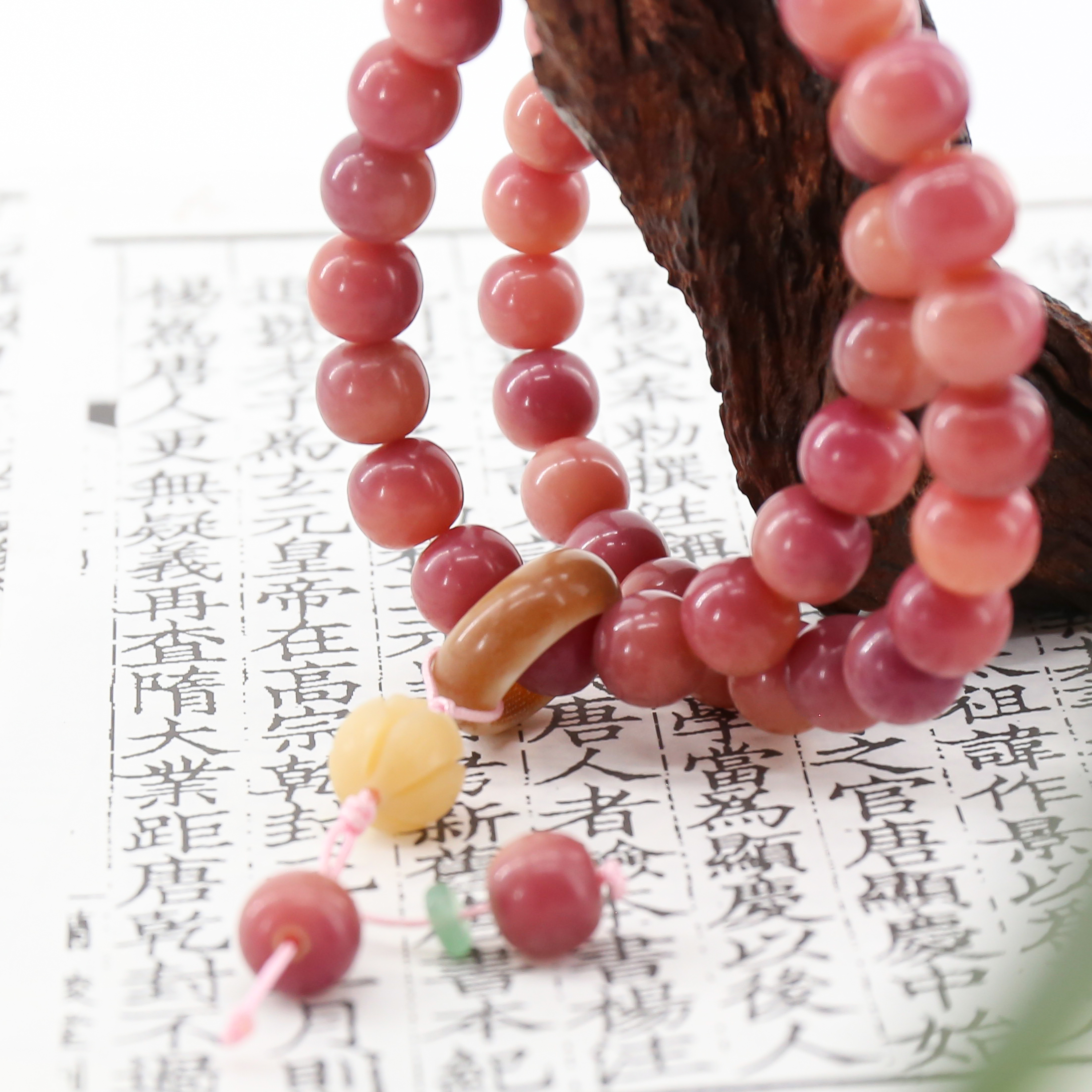 乌梅子酱双圈菩提精品手串(无礼盒)AD142
