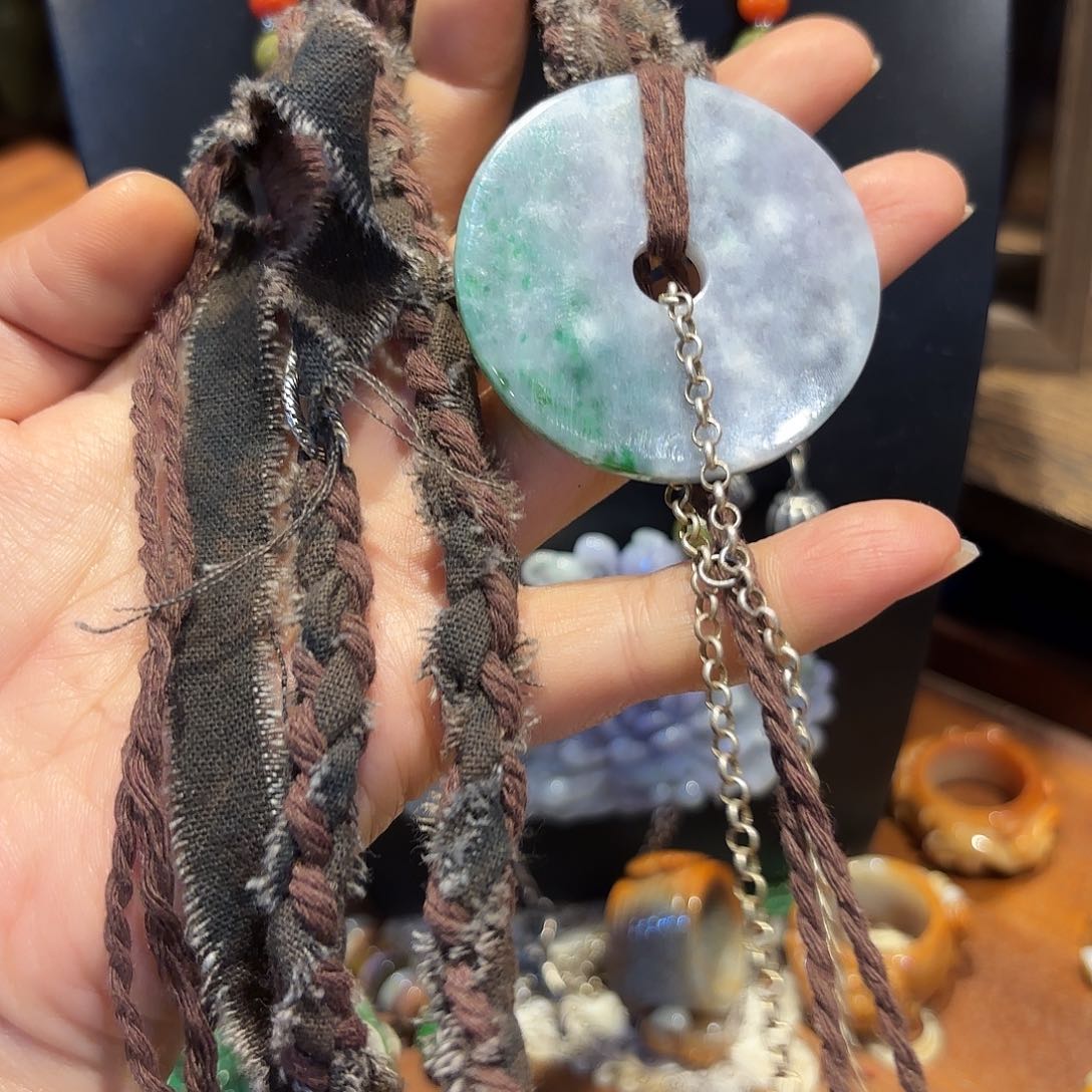 翡翠颈饰未镶嵌原创