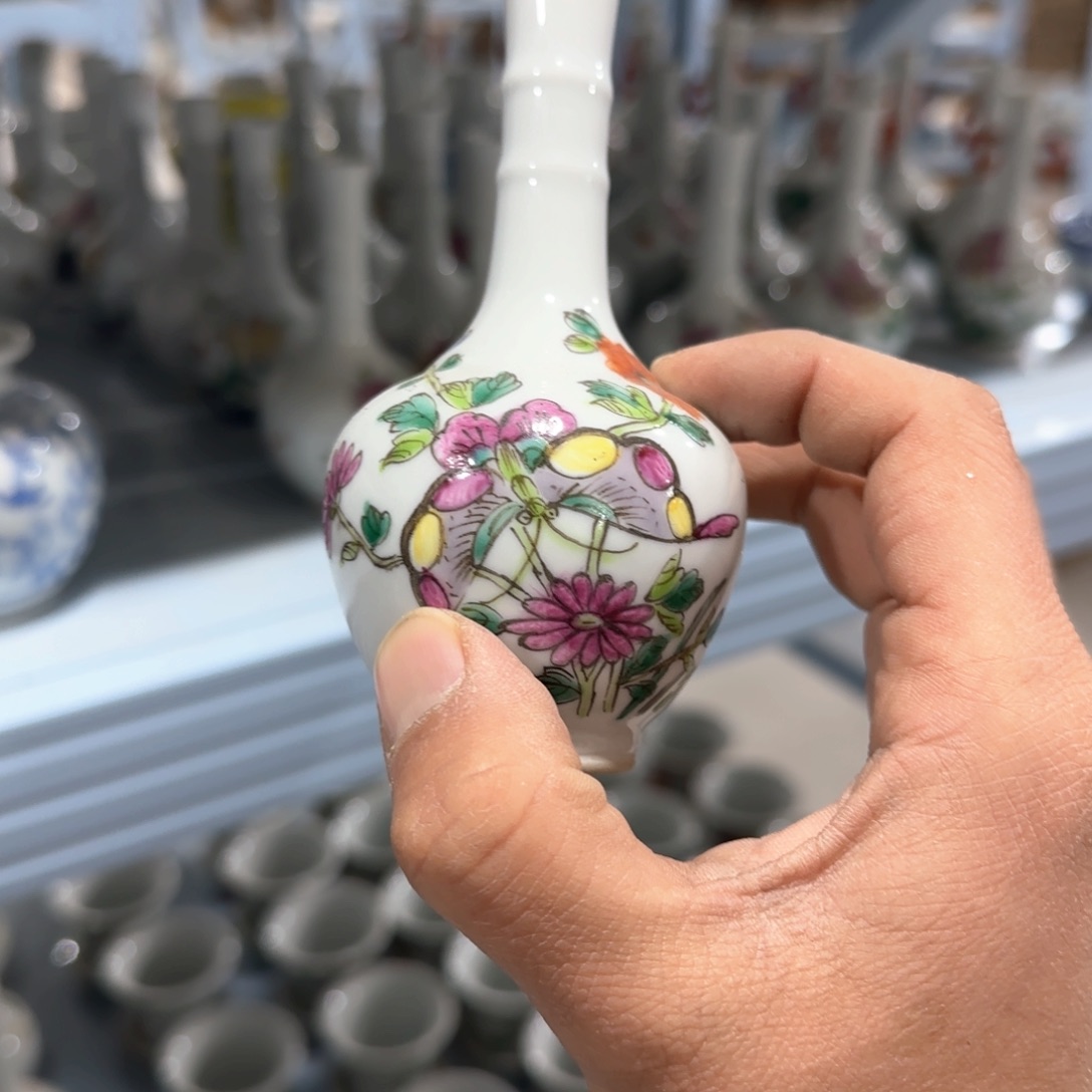 瓷片摆件手绘瓷器全部处理