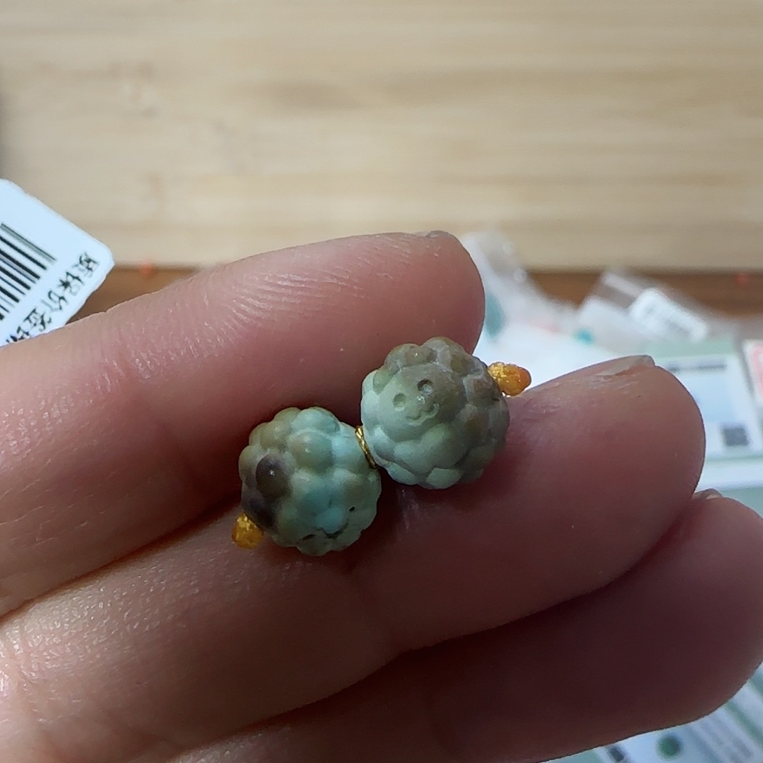 绿松石珠宝半成品未镶嵌