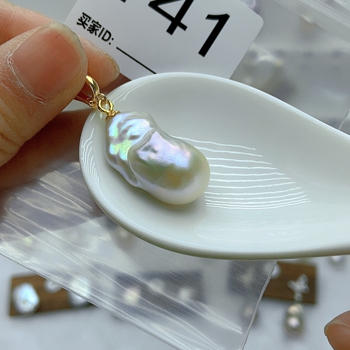 淡水珍珠颈饰银S925镶嵌