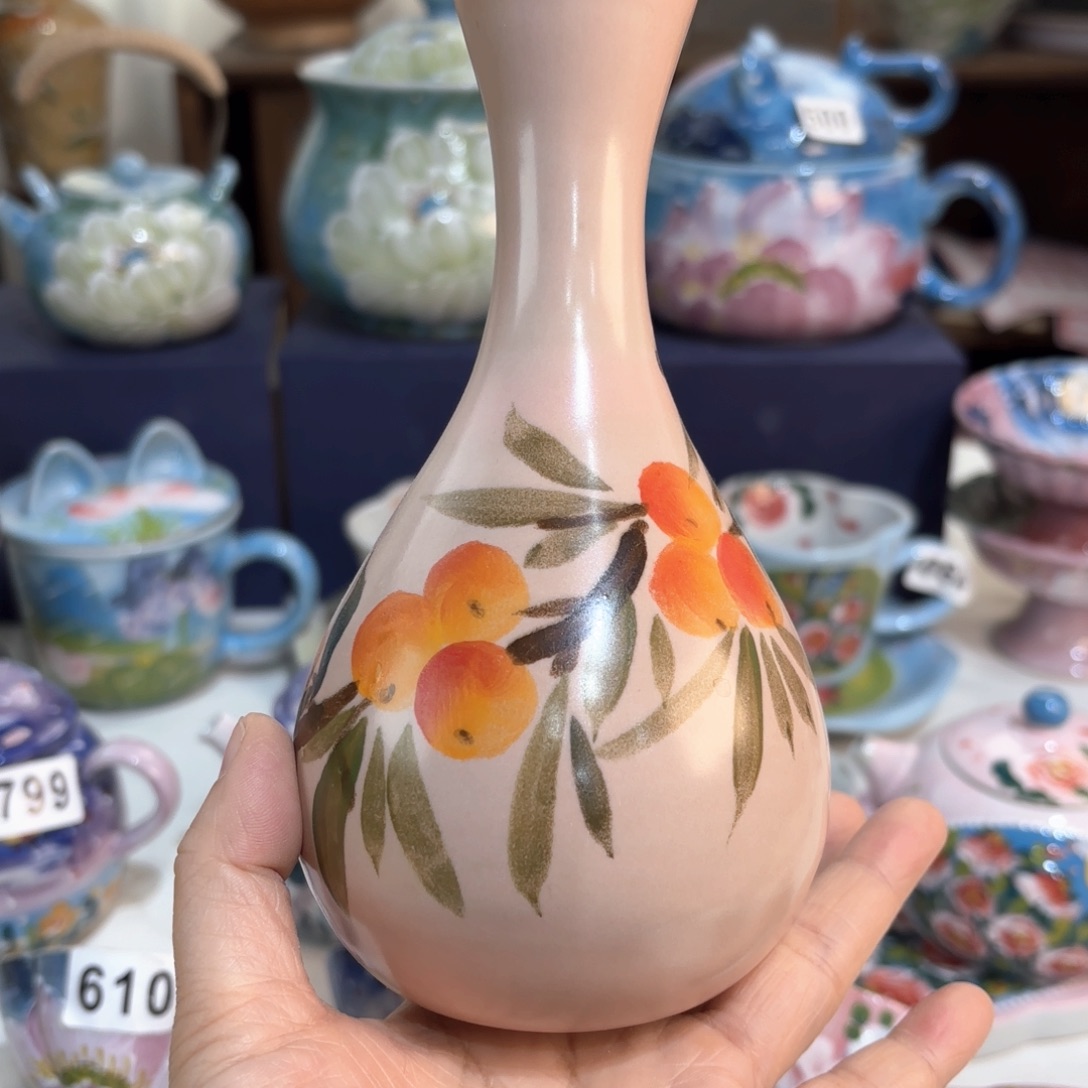 景德镇手绘高温釉下彩陶瓷茶具