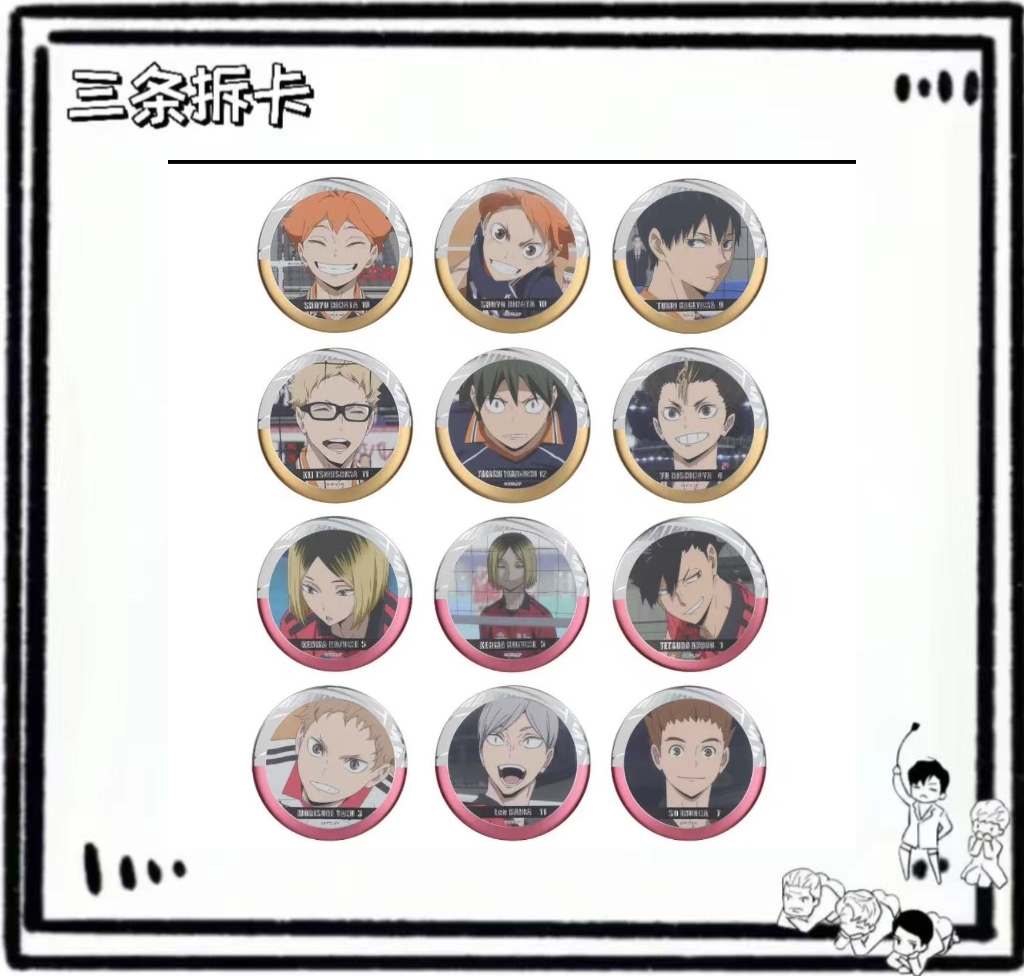 【三条】排球少年  2025合同会浮雕吧唧 盲盒代拆