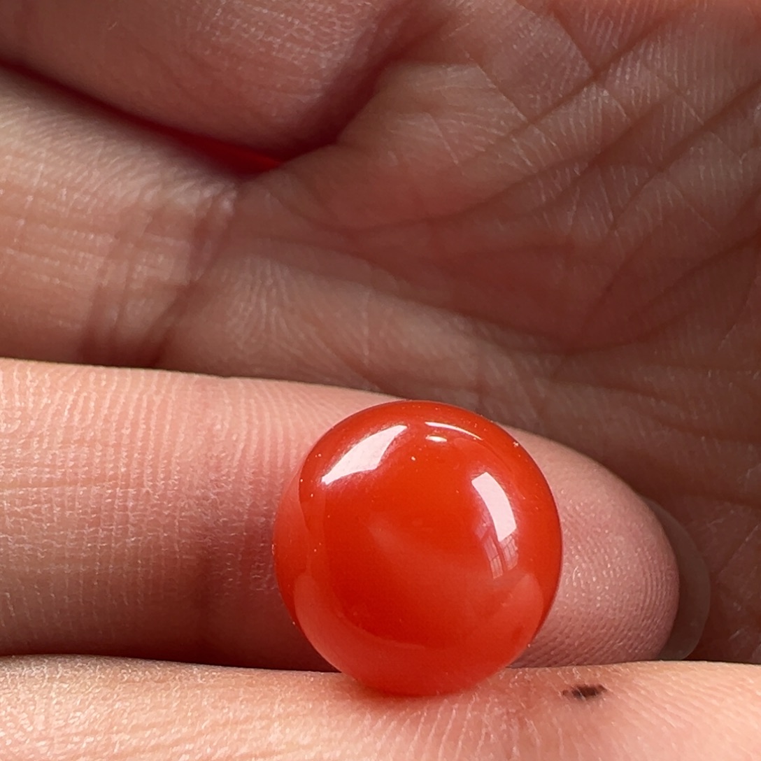 南红玛瑙圆珠11.4未镶嵌