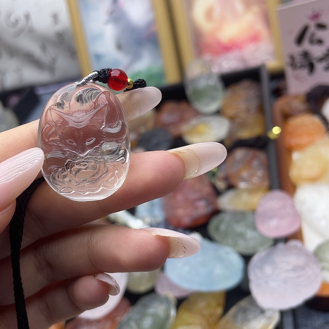 颈饰未镶嵌水晶天然
