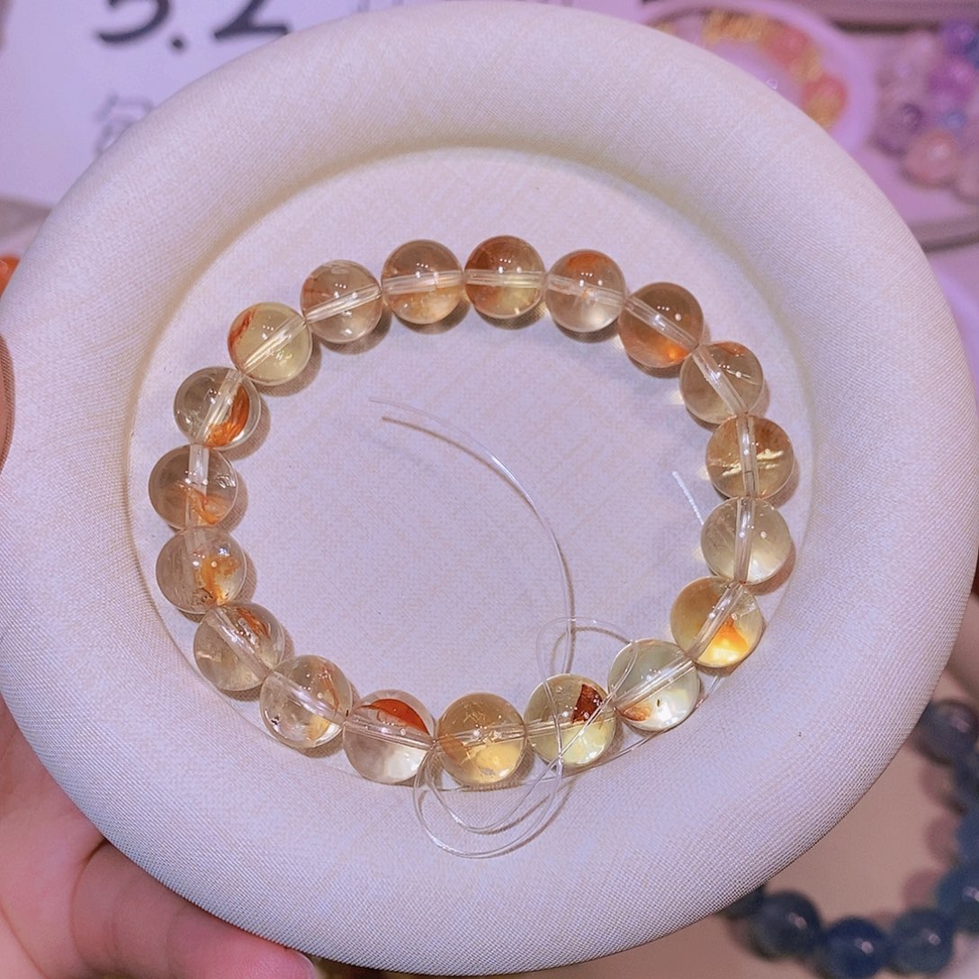 半***盖水晶手链未镶嵌10m手串