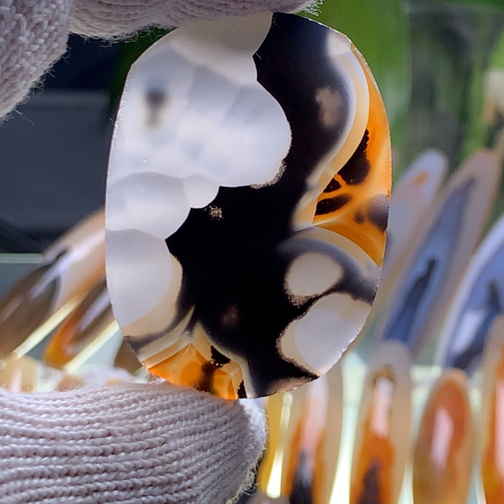 未镶嵌玛瑙/玉髓珠宝半成品203