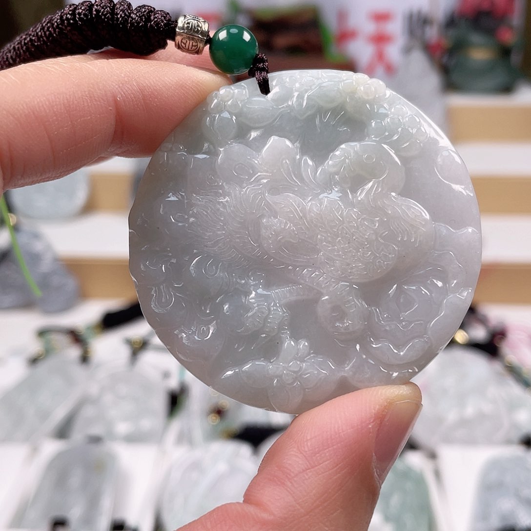 翡翠颈饰未镶嵌0479挂件