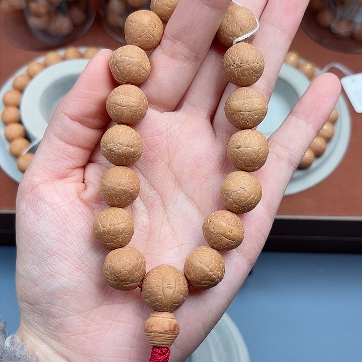 手串凤眼菩提尼泊尔凤眼菩提圆珠手串