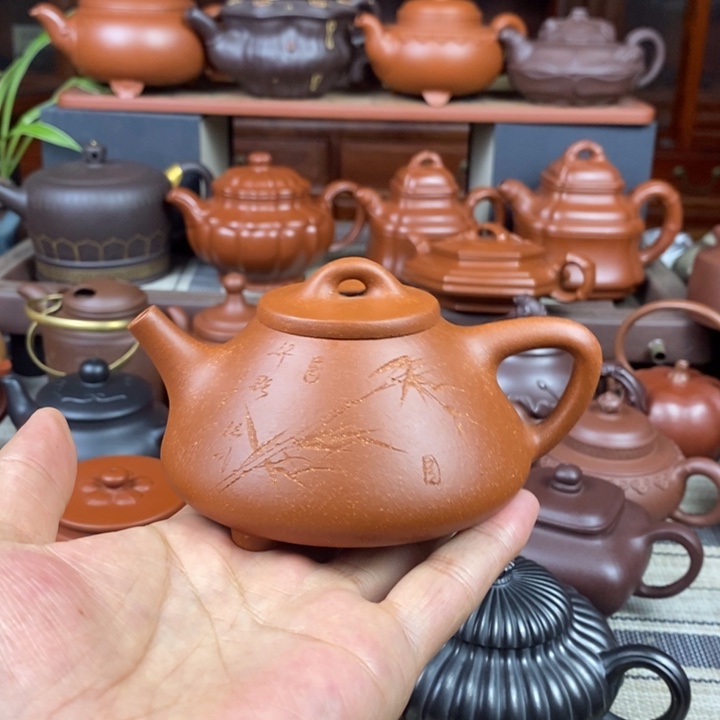 与***行茶壶紫砂特价促销220cc