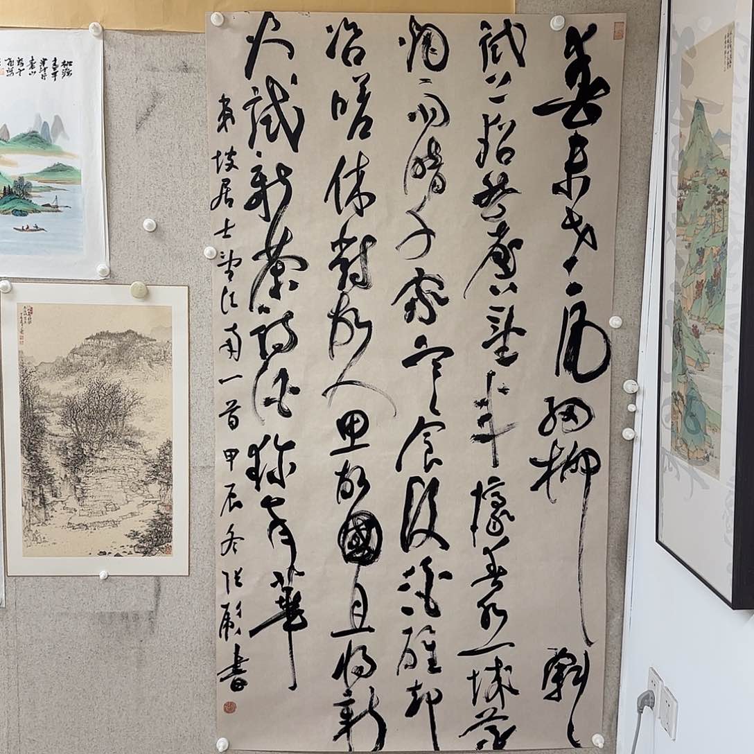 书法腊***三张彪 六尺整张书法《东坡居士》