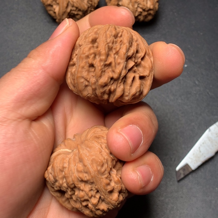 把件文玩核桃41凹底976