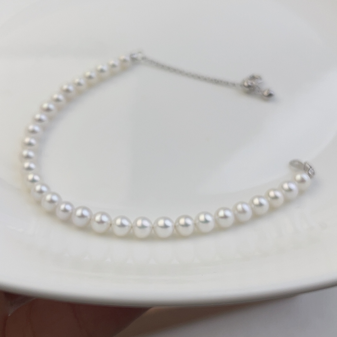 耳饰淡水珍珠银S925镶嵌