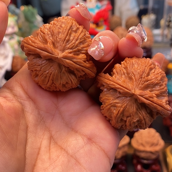 吊坠文玩核桃44全品闷白