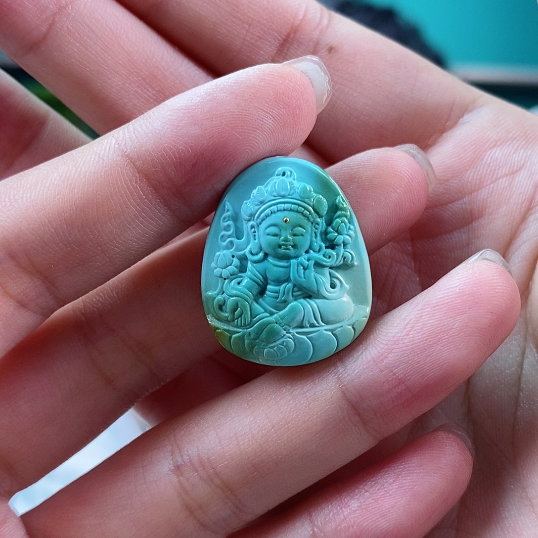 绿松石珠宝奇石未镶嵌