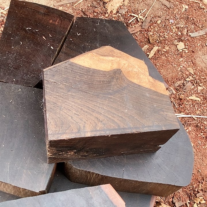 东非黑黄檀（紫光檀）难**人012毛料毛料