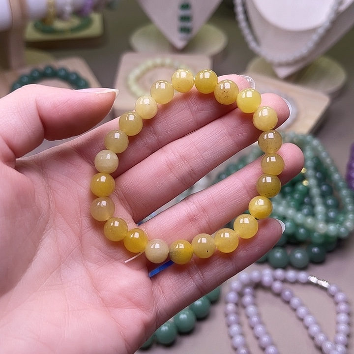 石英质玉未镶嵌手串