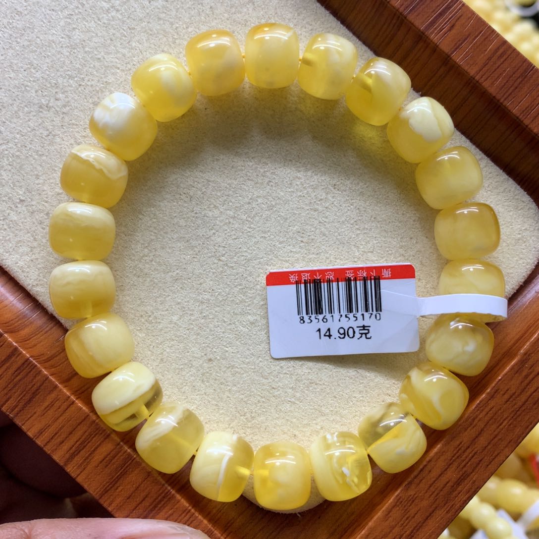 蜜蜡手链未镶嵌蜜蜡